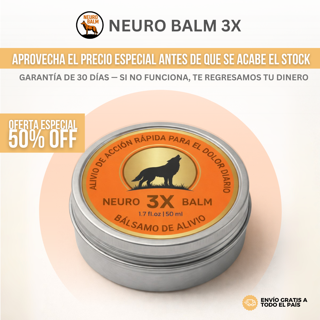 NeuroBalm 3X™ — Alivia el Dolor Articular en Minutos