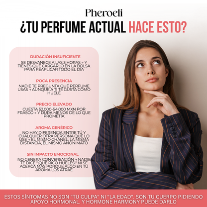 Pheroeli™ Perfume con Feromonas | El Perfume que Hace que se Queden Pensando en Ti.