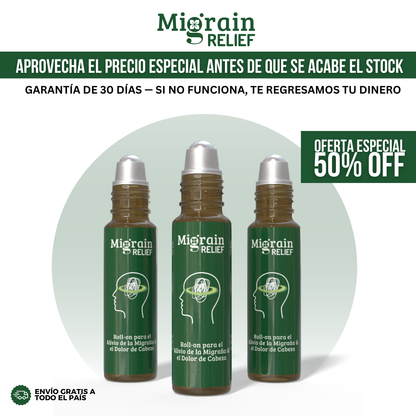 Migraine Relief™ — Regula Dolores de Cabeza, Desde el Primer Sintoma