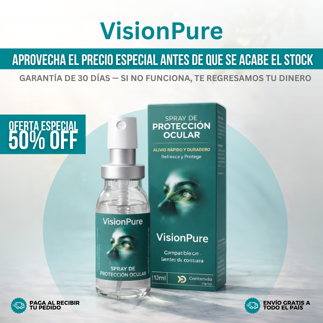 VisionPure™ — El Spray de Luteína con Absorción Directa al Ojo