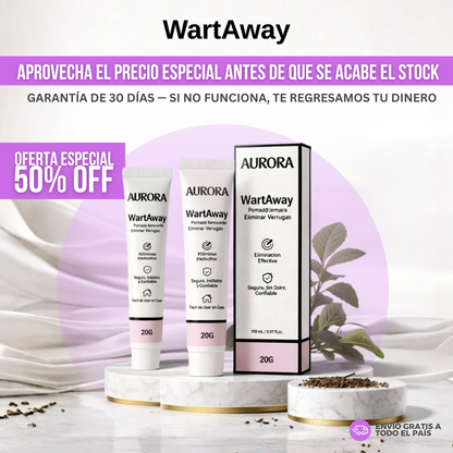Wart Away™ Crema Eliminadora de Verrugas y Fibromas