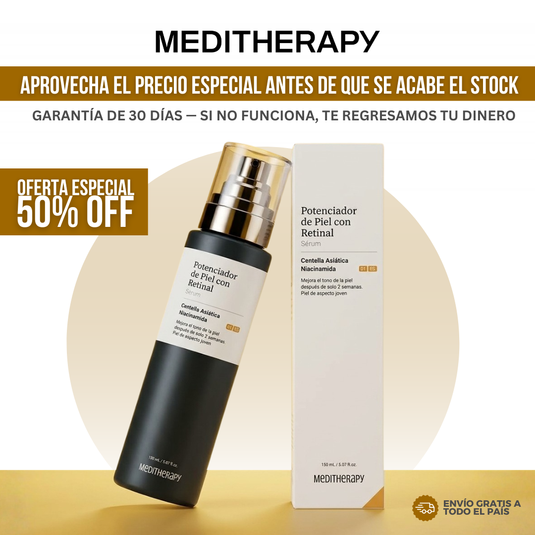Meditherapy™ Suero Potenciador de Piel con Retinal | Tecnología Coreana