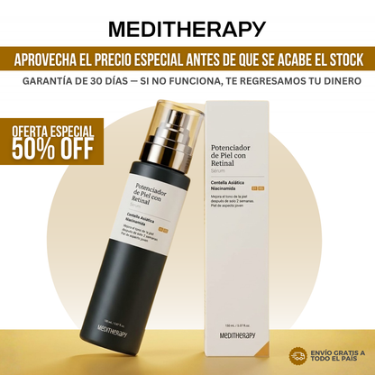 Meditherapy™ Suero Potenciador de Piel con Retinal | Tecnología Coreana