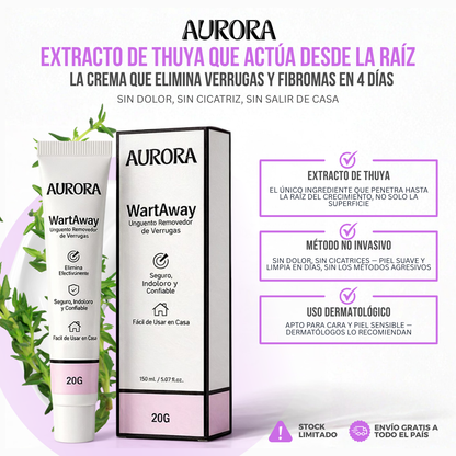 Wart Away™ Crema Eliminadora de Verrugas y Fibromas
