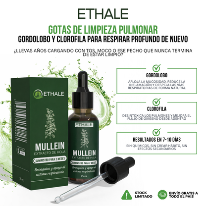 Ethale™ Gotas de Limpieza Pulmonar