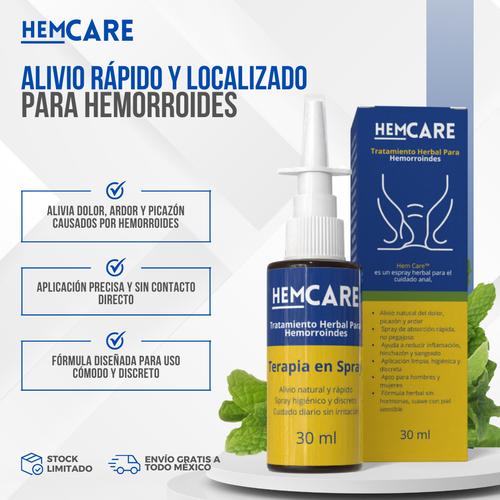 Hem Care™ - alivio natural, justo donde lo necesitas