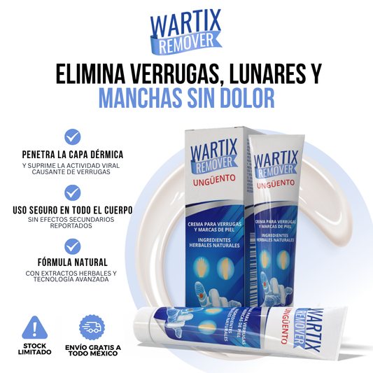 WARTIX REMOVER™ - Elimina verrugas y lunares con suavidad y rapidez