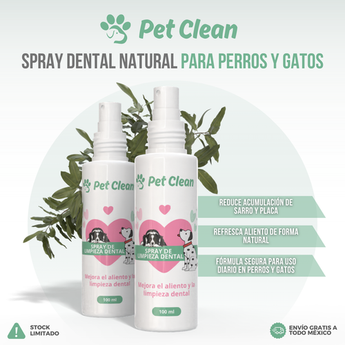 Pet Clean™ — Aliento fresco y dientes sanos, sin peleas ni cepillos