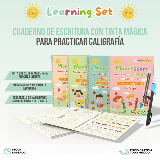 Learning Set™ — Aprender a escribir sin errores, sin presión y con confianza
