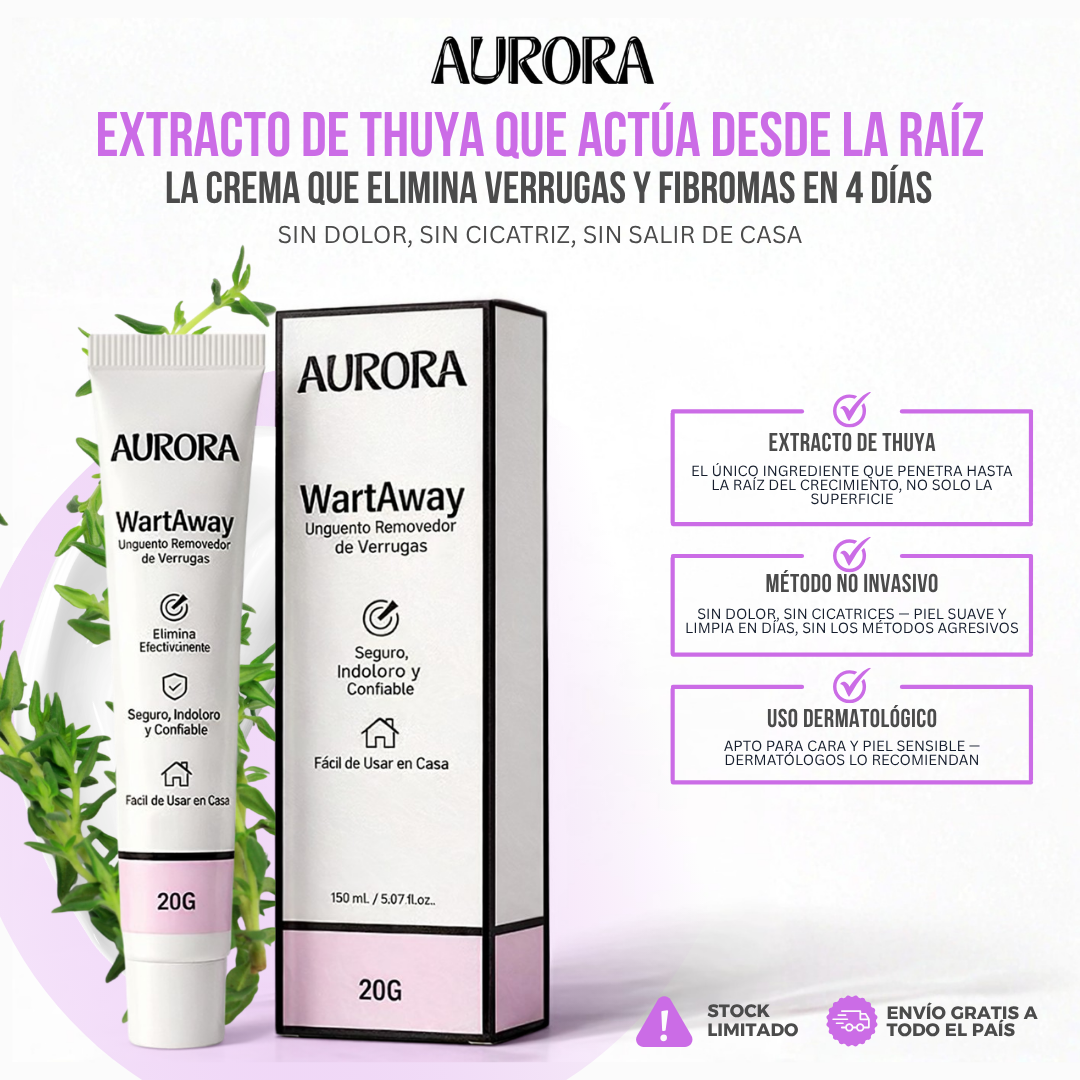 Wart Away™ Crema Eliminadora de Verrugas y Fibromas