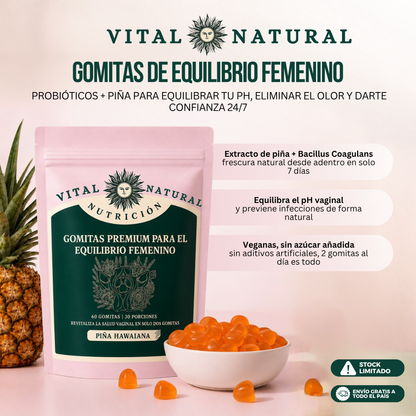 Vital Natural™ Gomitas de Equilibrio Femenino