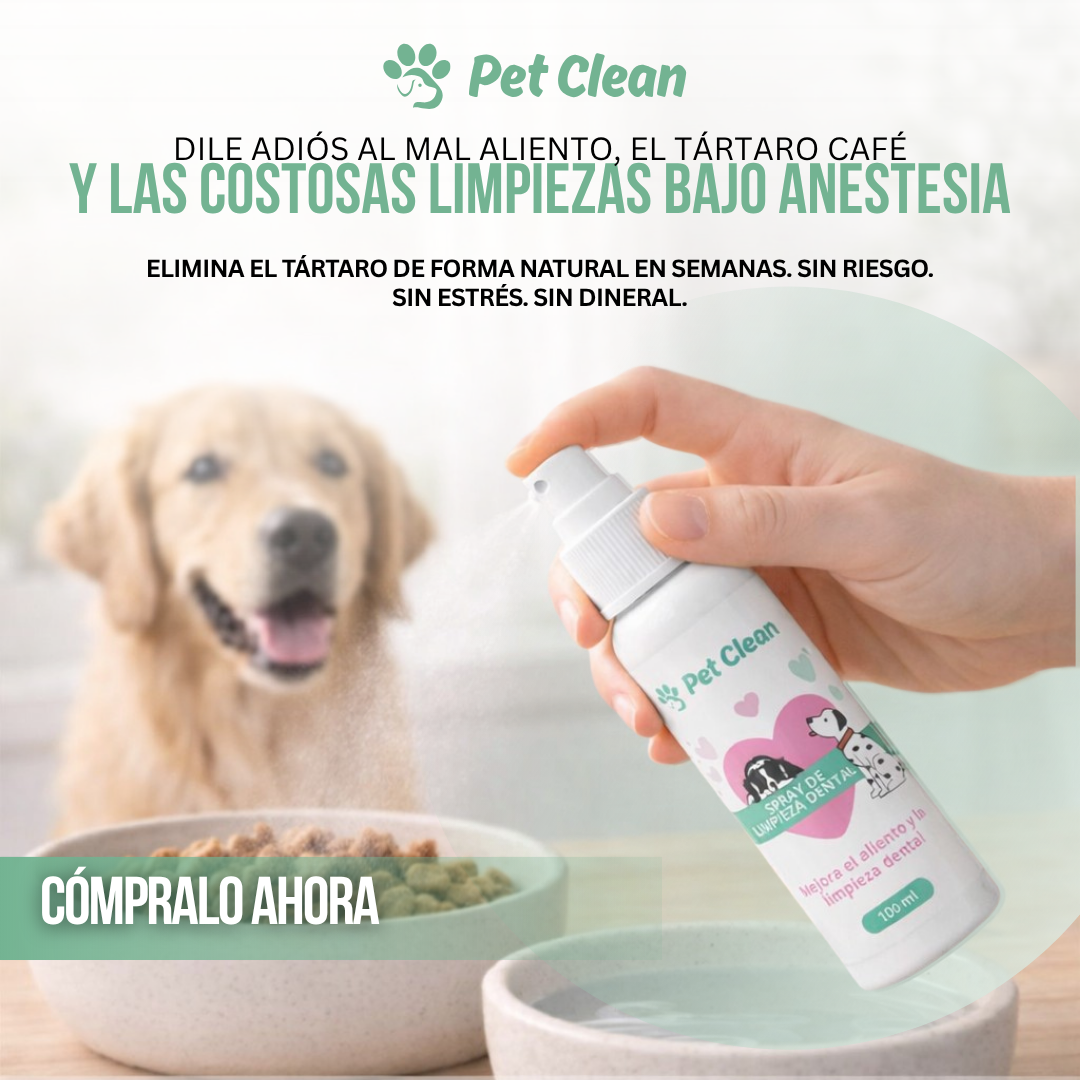 PetClean™ — Dientes Limpios, Sin Cepillo y Sin Veterinario.