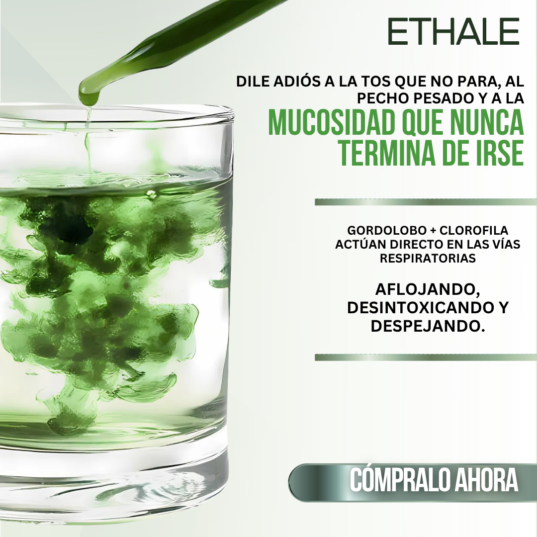 Ethale™ Gotas de Limpieza Pulmonar