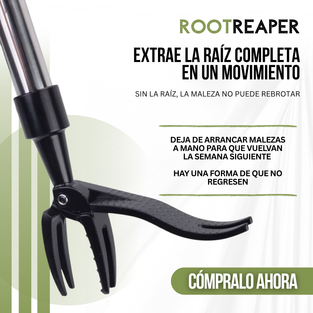 RootReaper™ — Arrancamalezas de Raíz de 5 Puntas