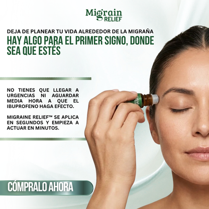 Migraine Relief™ — Regula Dolores de Cabeza, Desde el Primer Sintoma