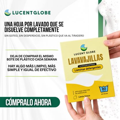 Lucent Globe™ Hojas de Detergente para Trastes