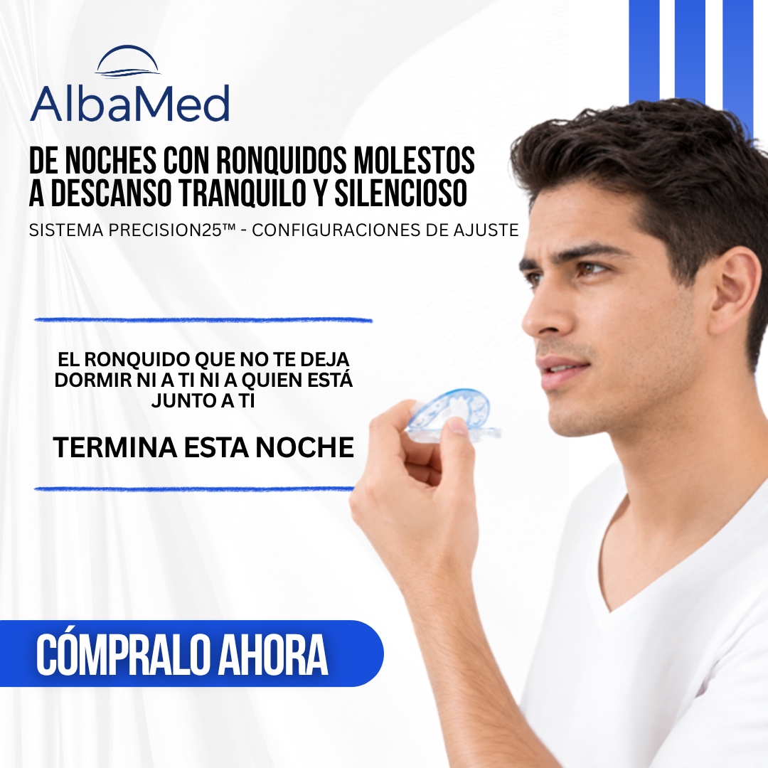 AlbaMed™ — Férula antirronquidos ajustable