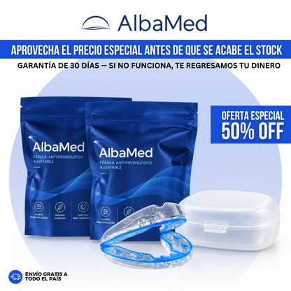 AlbaMed™ — Férula antirronquidos ajustable