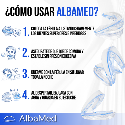 AlbaMed™ — Férula antirronquidos ajustable