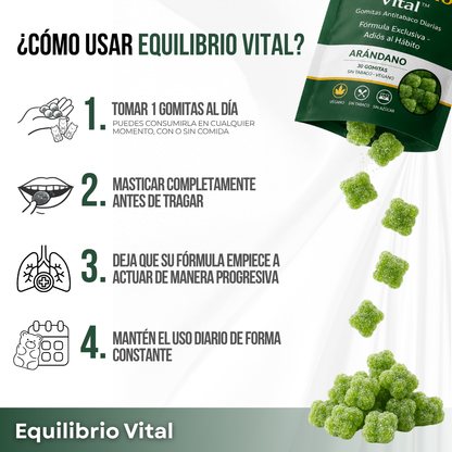 Equilibrio Vital™ Gomitas Anticigarrillo — Deja de Fumar Sin Sufrimiento