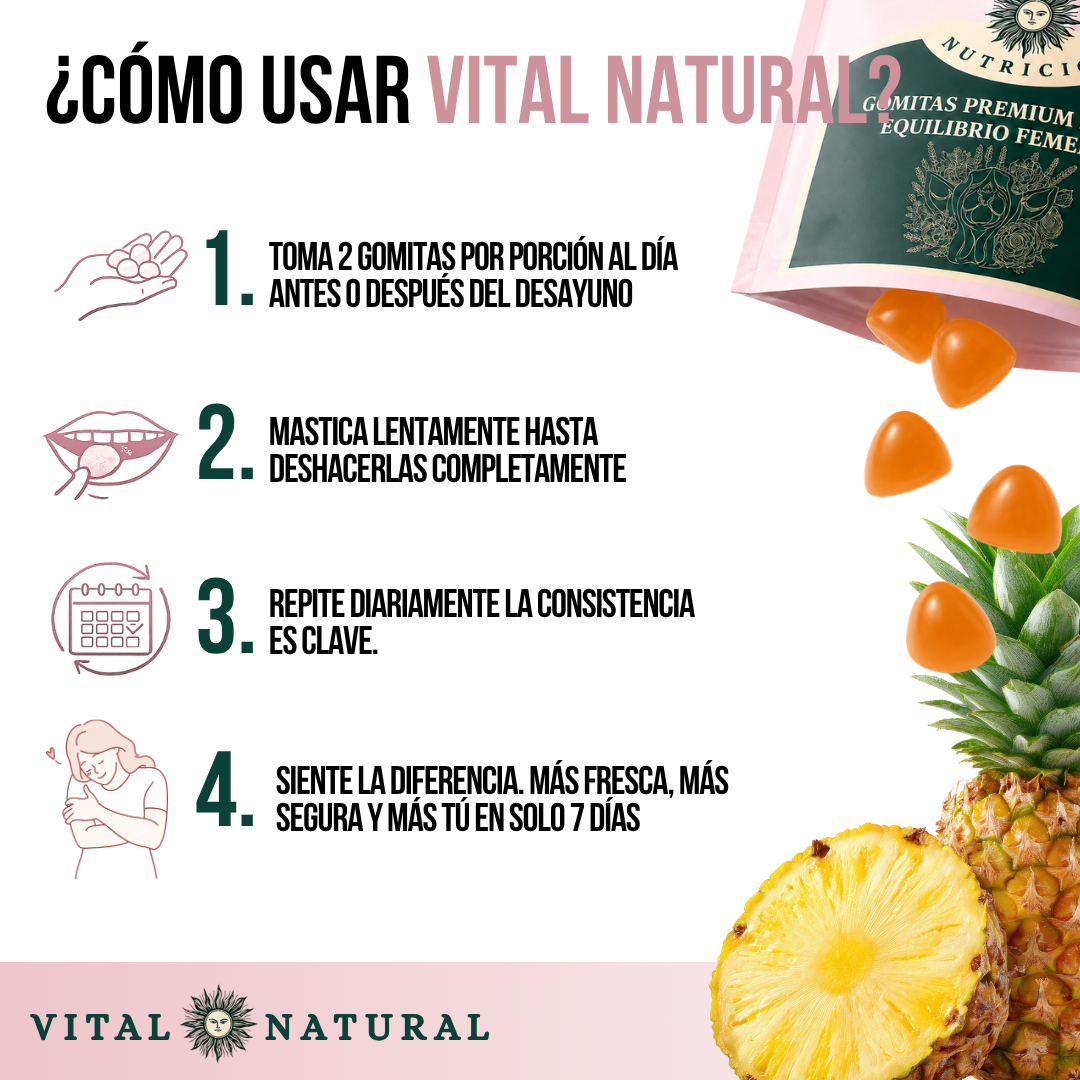 Vital Natural™ Gomitas de Equilibrio Femenino