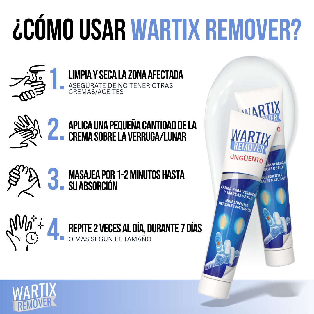 WARTIX REMOVER™ - Elimina verrugas y lunares con suavidad y rapidez