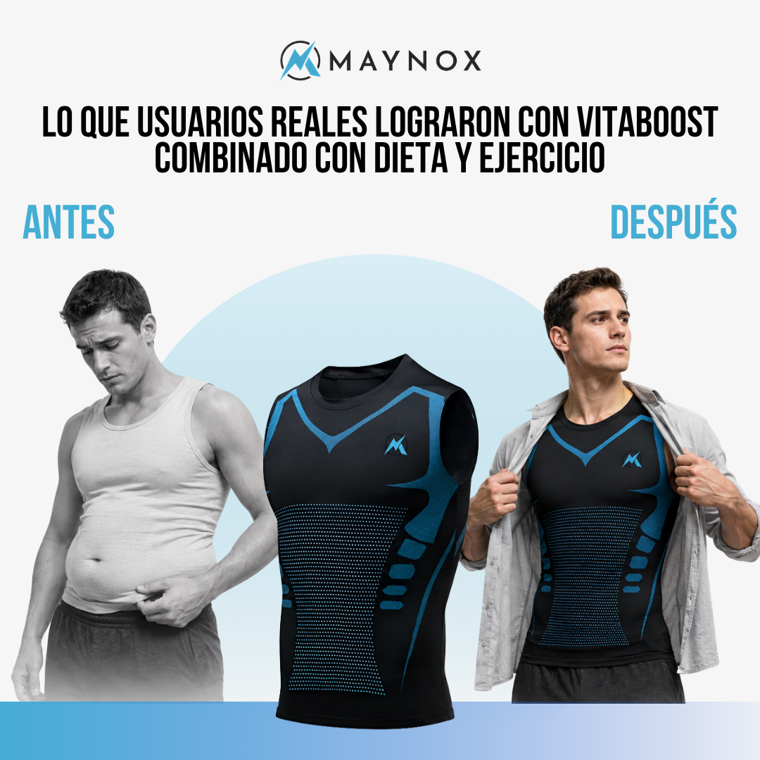 Maynox VitaBoost™ — Playera de Compresión para Hombre