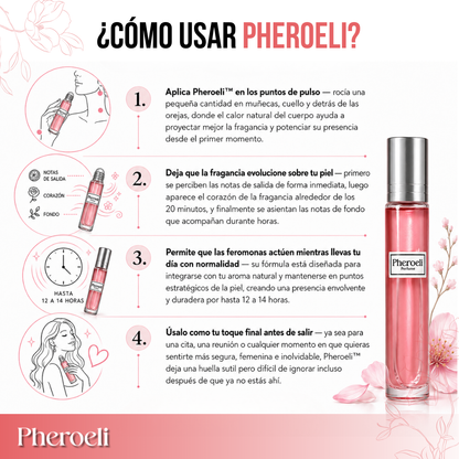 Pheroeli™ Perfume con Feromonas | El Perfume que Hace que se Queden Pensando en Ti.
