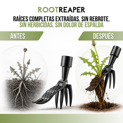 RootReaper™ — Arrancamalezas de Raíz de 5 Puntas