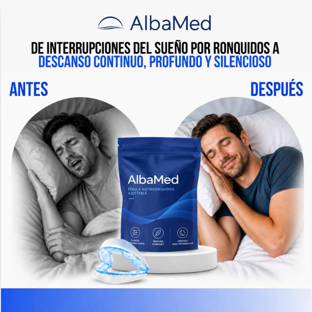 AlbaMed™ — Férula antirronquidos ajustable