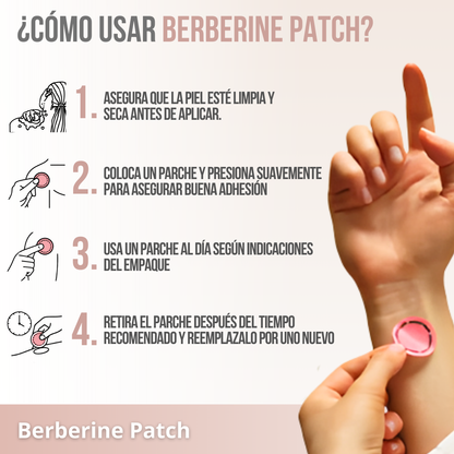 Berberine Patch™ – Control diario, sin pastillas y sin complicaciones.