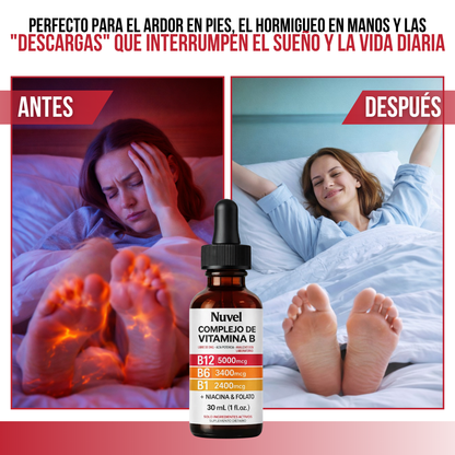 Nuvel® Complejo de Vitamina B — Alivia el Ardor, Hormigueo y Entumecimiento