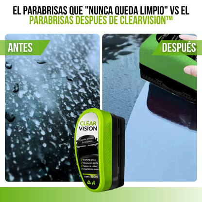 ClearVision™ — Limpiador Impermeable, El Agua Escurre Sola