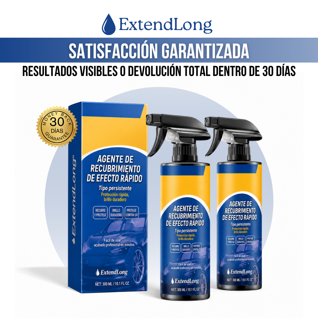 ExtendLong™ Coating Cerámico para Auto — Brillo, Protección y Lavado sin Agua
