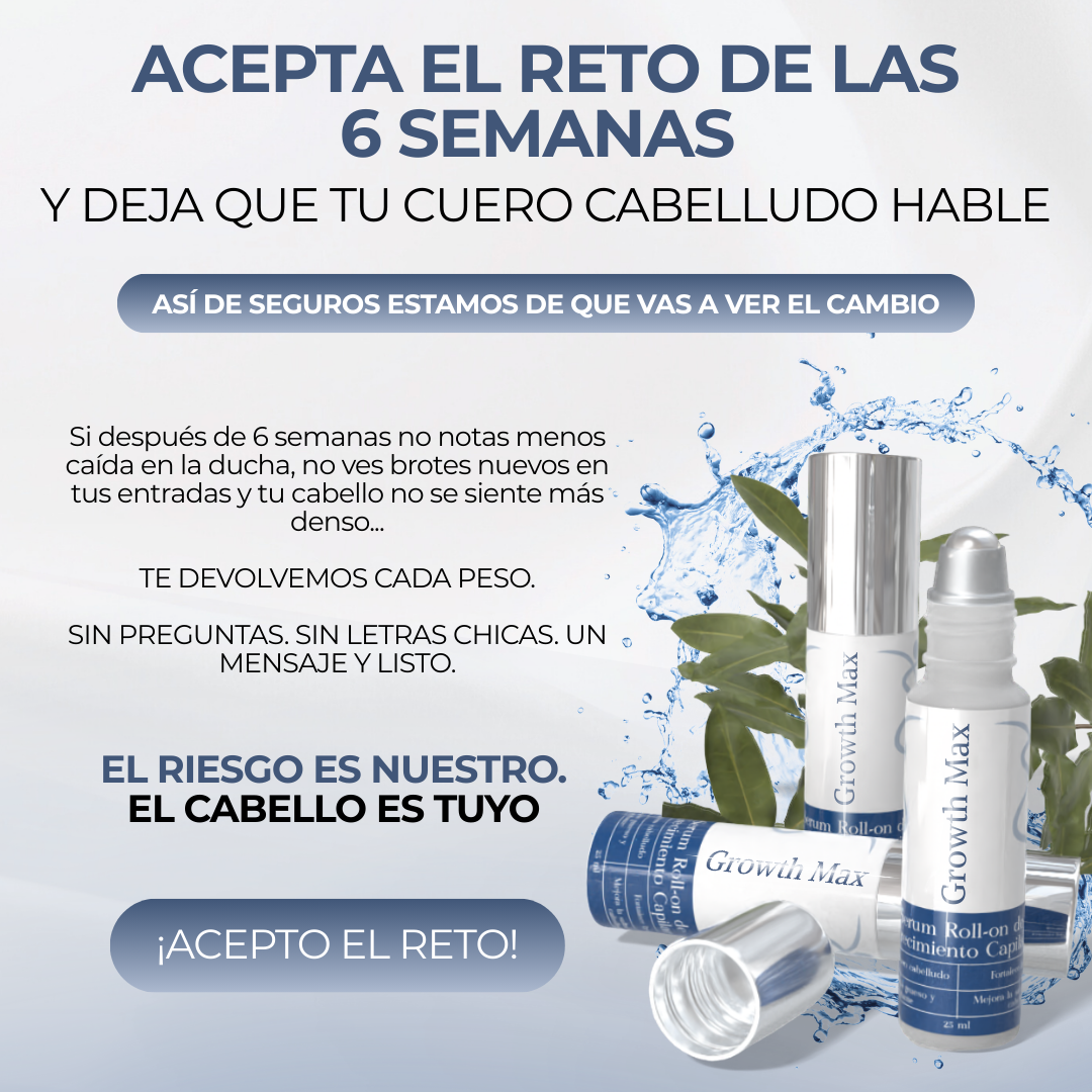 GROWTH MAX™ — Reactiva tu cabello en 6 semanas