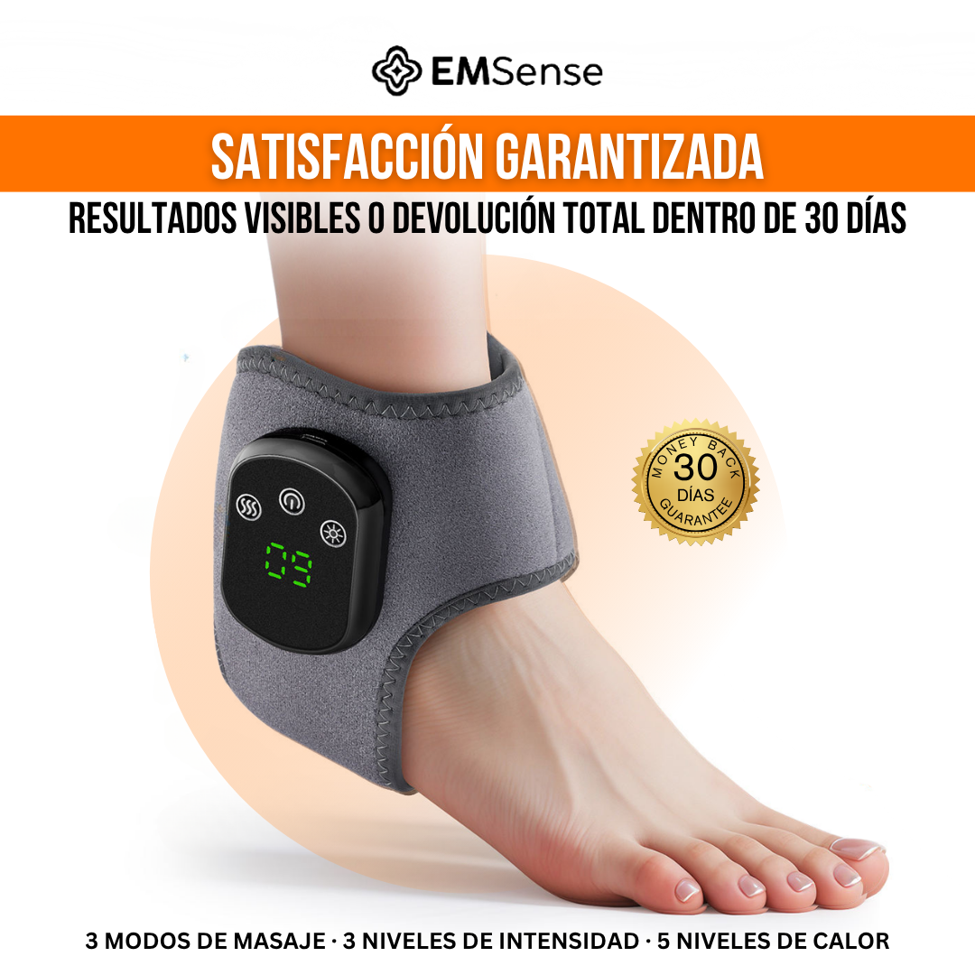 EMSense™ Masajeador de Pies Triple Terapia — EMS + Masaje + Calor.