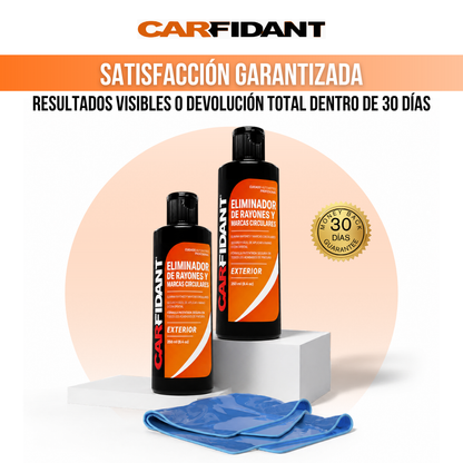 Carfidant™ Quitarrayones y Removedor de Swirls — El Rayón que Llevas Meses Mirando, Quitado en 20 Minutos.