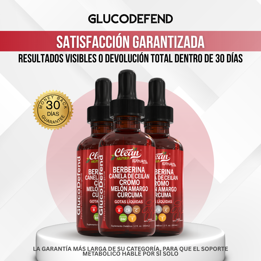 GlucoDefend™ Suplemento Natural para el Azúcar en Sangre