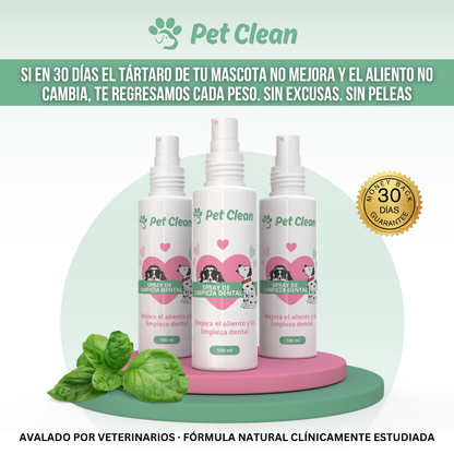 PetClean™ — Dientes Limpios, Sin Cepillo y Sin Veterinario.