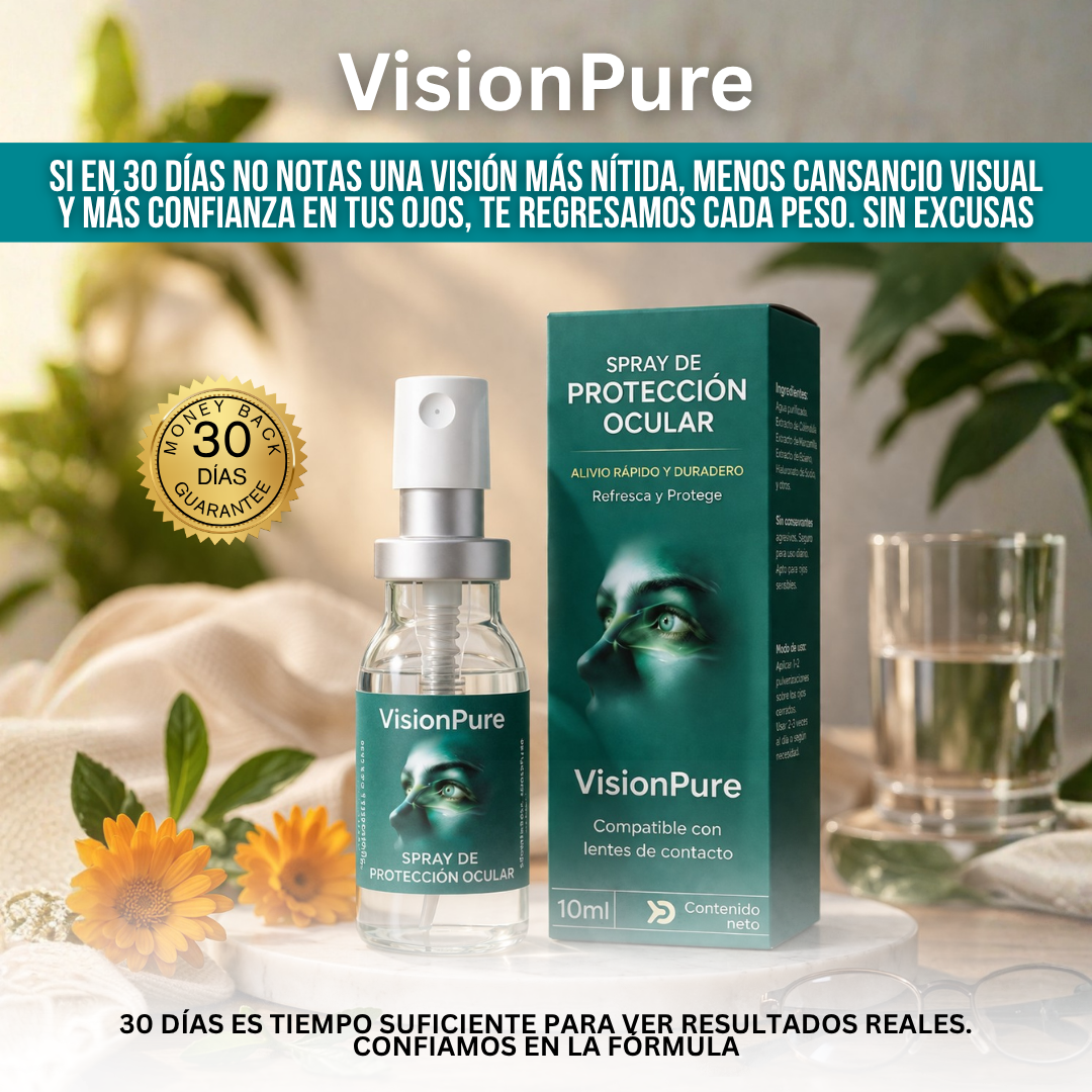 VisionPure™ — El Spray de Luteína con Absorción Directa al Ojo