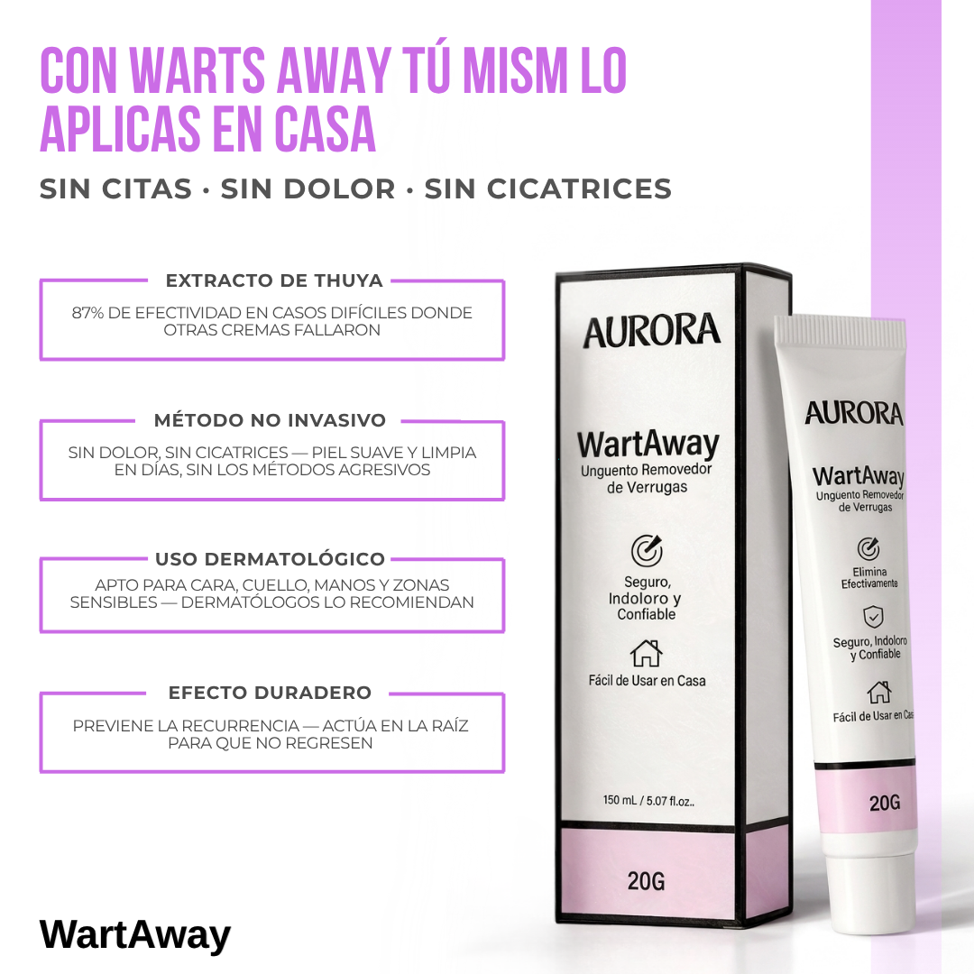 Wart Away™ Crema Eliminadora de Verrugas y Fibromas