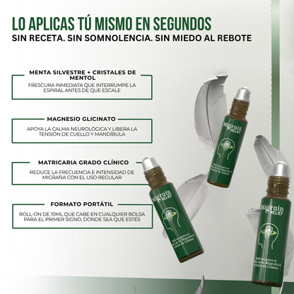Migraine Relief™ — Regula Dolores de Cabeza, Desde el Primer Sintoma
