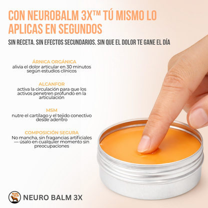 NeuroBalm 3X™ — Alivia el Dolor Articular en Minutos