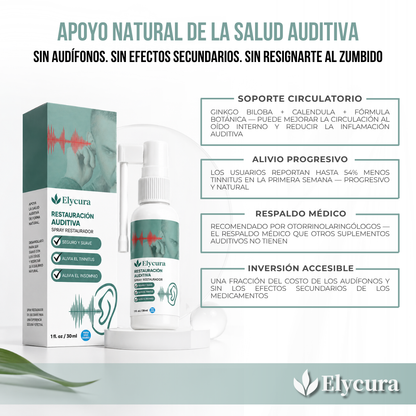 Elycura™ — Suplemento Natural para la Salud Auditiva y Reducción del Tinnitus