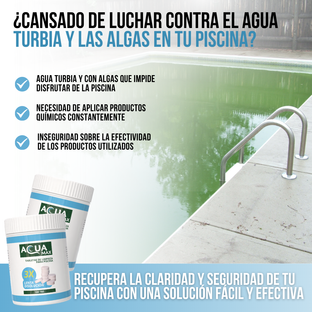 AQUAMAX ™ - Agua limpia, fácil y segura al instante