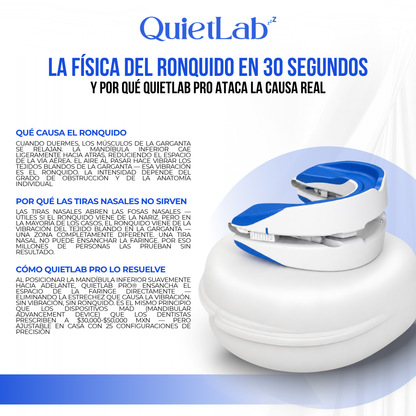 QuietLab Pro® — Dispositivo Antironquido Ajustable