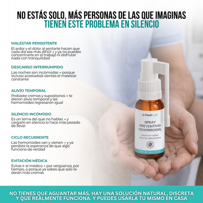 MediLisk™ Hemorrhoids Spray — Alivio en Minutos. Curación en Días