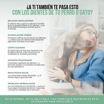 PetClean™ — Dientes Limpios, Sin Cepillo y Sin Veterinario.