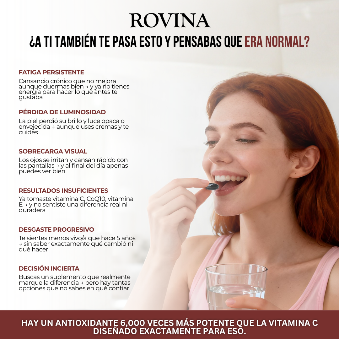 Rovina® | El Antioxidante Más Poderoso de la Naturaleza.