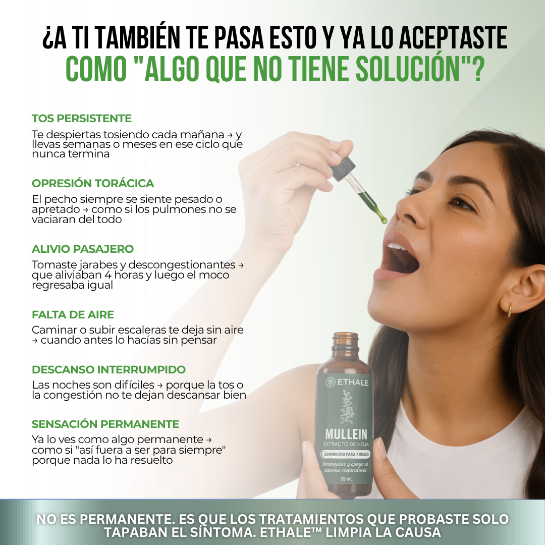 Ethale™ Gotas de Limpieza Pulmonar